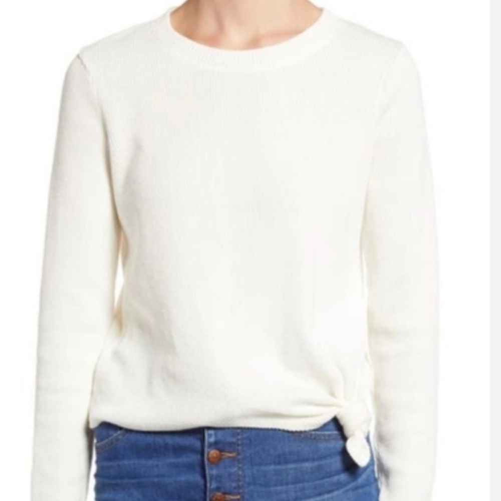 Madewell‎ Front Knot Jacquard Top Women’s Sz XL